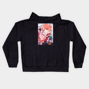 Cute anime girl Kids Hoodie